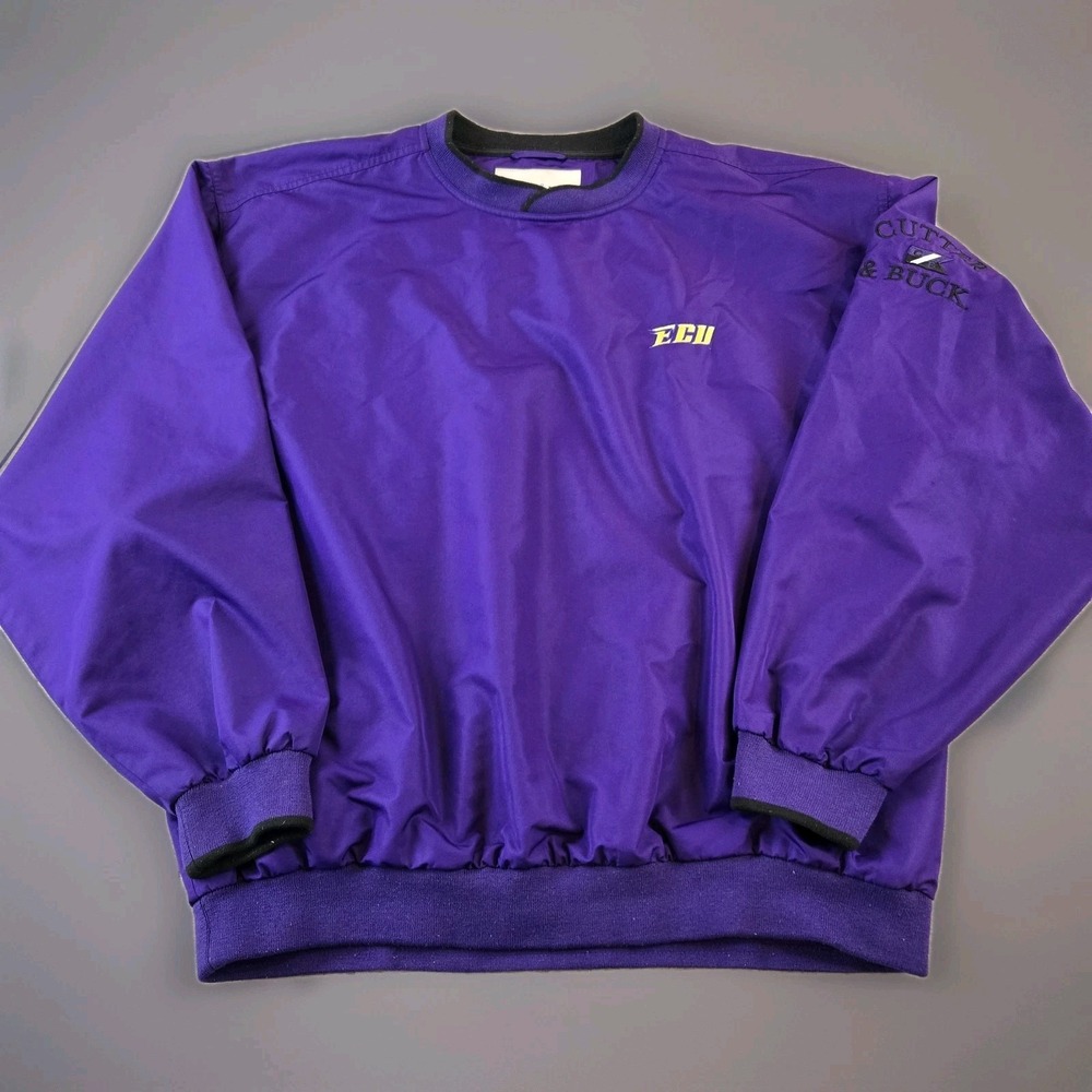 Cutter & Buck Men's Lightweight Pullover Jackst ECU East Carolina University XL